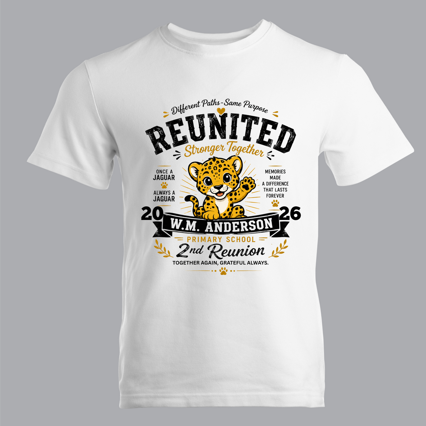 W.M. Anderson Primary School 2nd Reunion T-Shirt