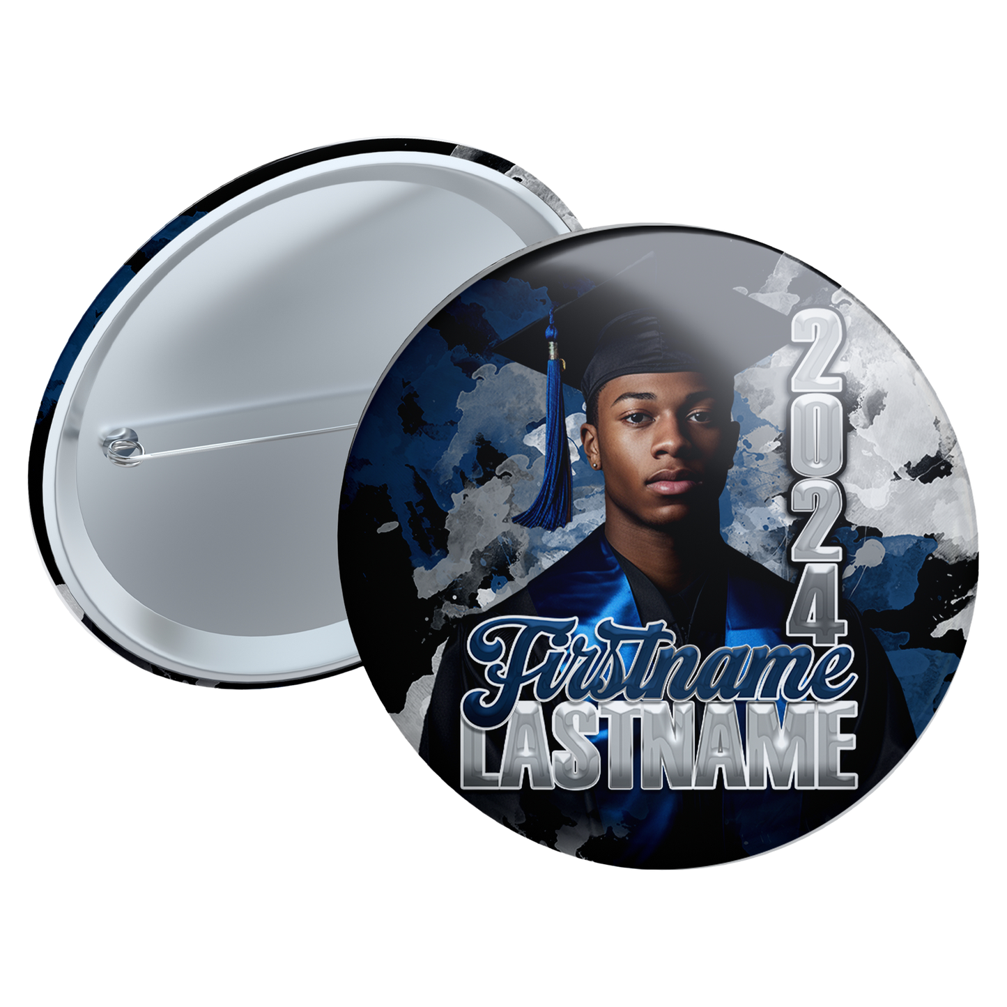 Graduation 2024 Custom Button Set